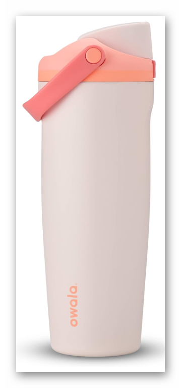 Owala FreeSip Sway   Stainless Steel   30 Oz.  Orng/Tn(Sparkling Sherbet)